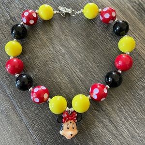 Minnie Mouse necklace toggle clasp STATEMENT DISNEY